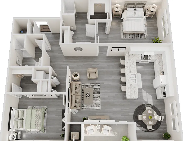 Sunburst Floorplan Diagram
