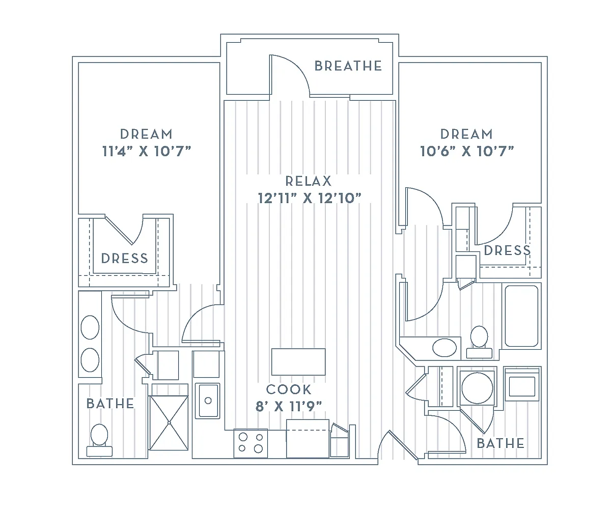 Floor plan B1R