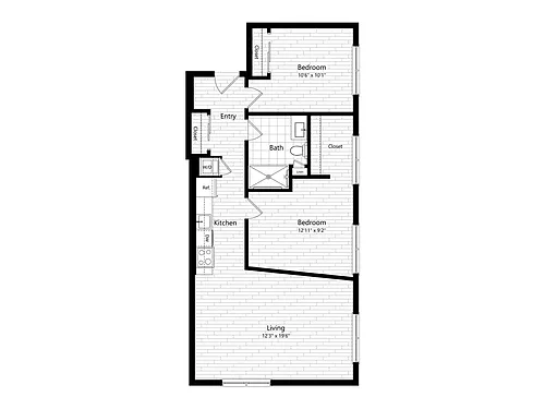 Floor plan 203