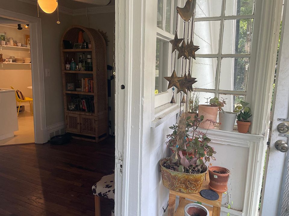 Porch outside of front door.