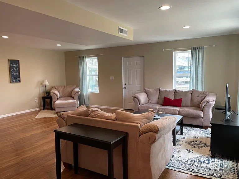 Open concept living area.