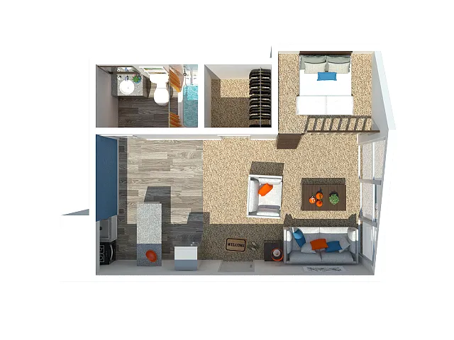Floor plan Studio