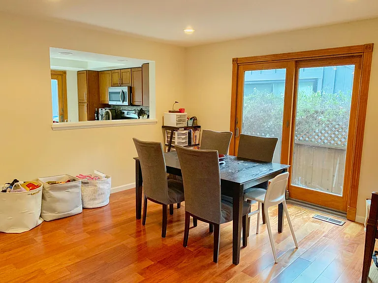 dining room, with pass-through to Kitchen.