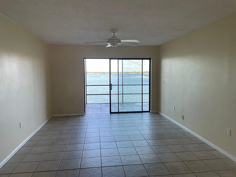 View from the kitchen facing living room