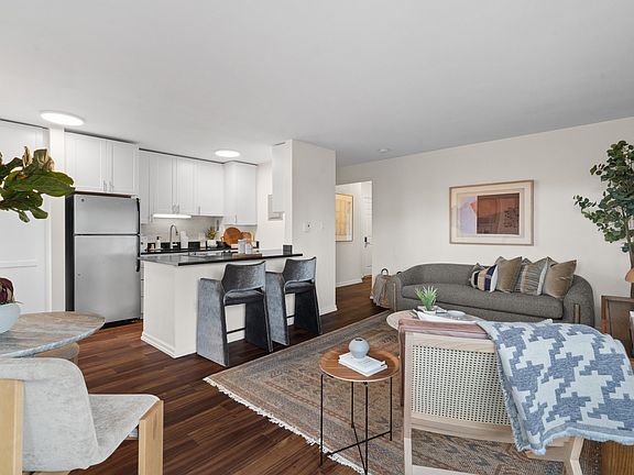 Spacious Living Room at Skye at Belltown Apartments in Seattle, WA 98121