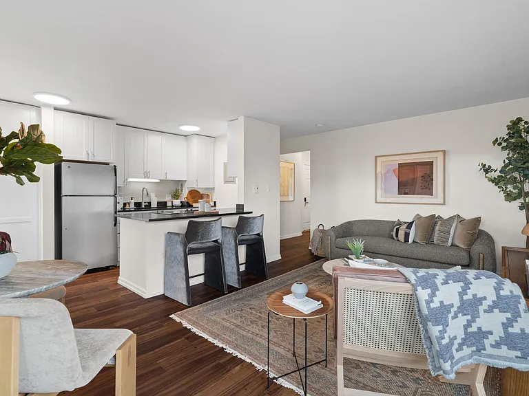Spacious Living Room at Skye Apartments in Seattle, WA 98121