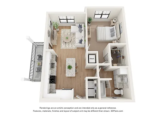 Floor plan The Flamekeeper