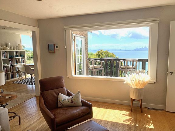 View walking in front door from living room