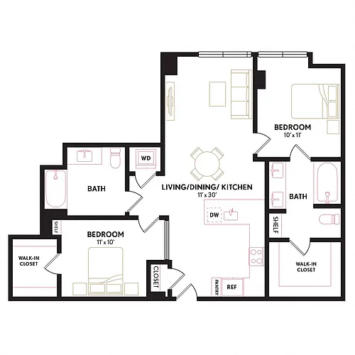 Floor plan BU2