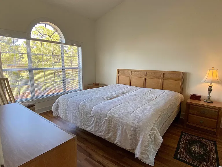 Master bedroom with golf course view!