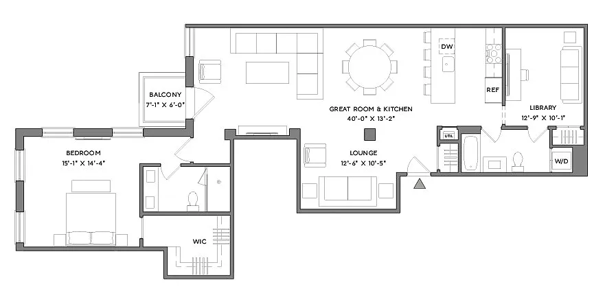 Floor plan A22