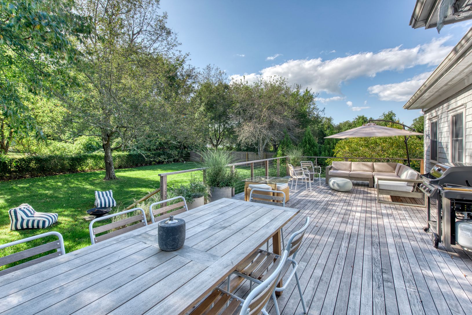  New deck to enjoy outside living 