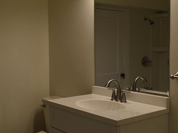 Bathroom with new counter, vanity, fixtures