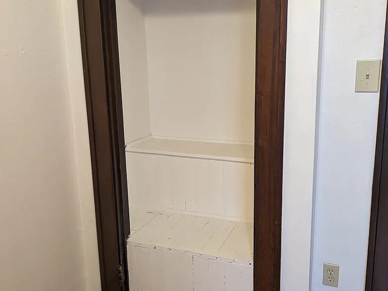 Storage space in bonus room