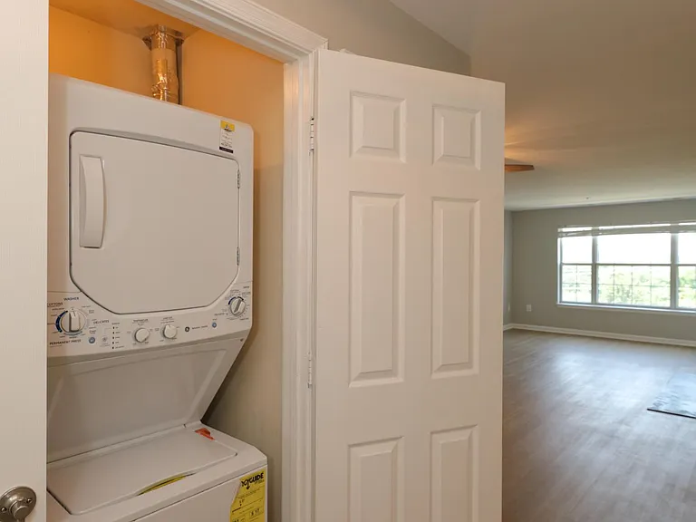Laundry center closet
