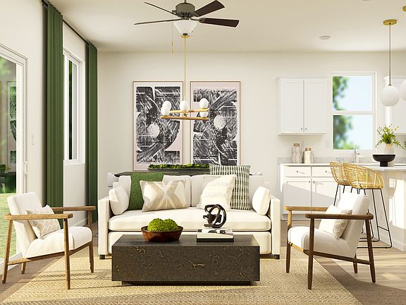 This incredible family room will quickly become everyone s favorite hangout!