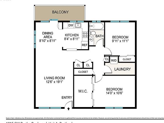 3rd image of 1015 SW Bertha Blvd