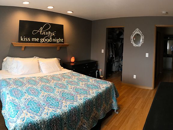 Master with walk in closet 