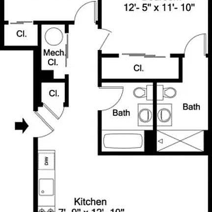 2nd image of 186 8th St APT 2B