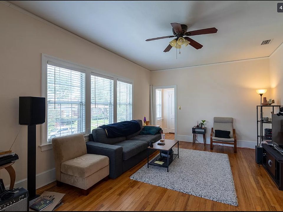 Living room and entry door.