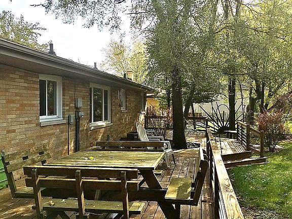 deck across back of house