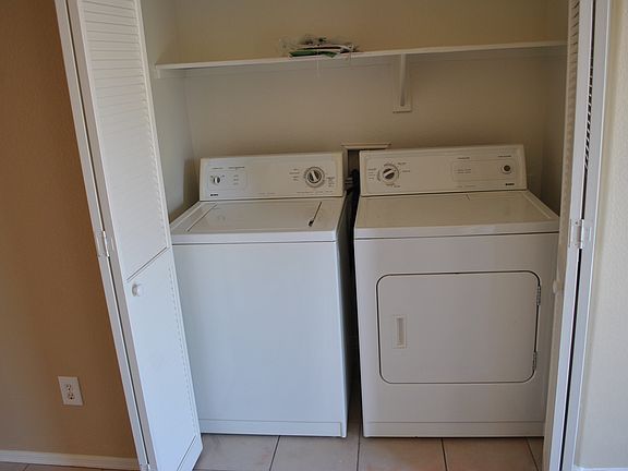 Laundry Area in the kitchen