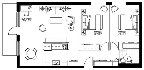 Floor plan 204
