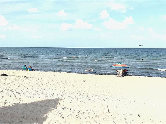 64th Beach in front of bldg