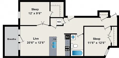 Floor plan B1