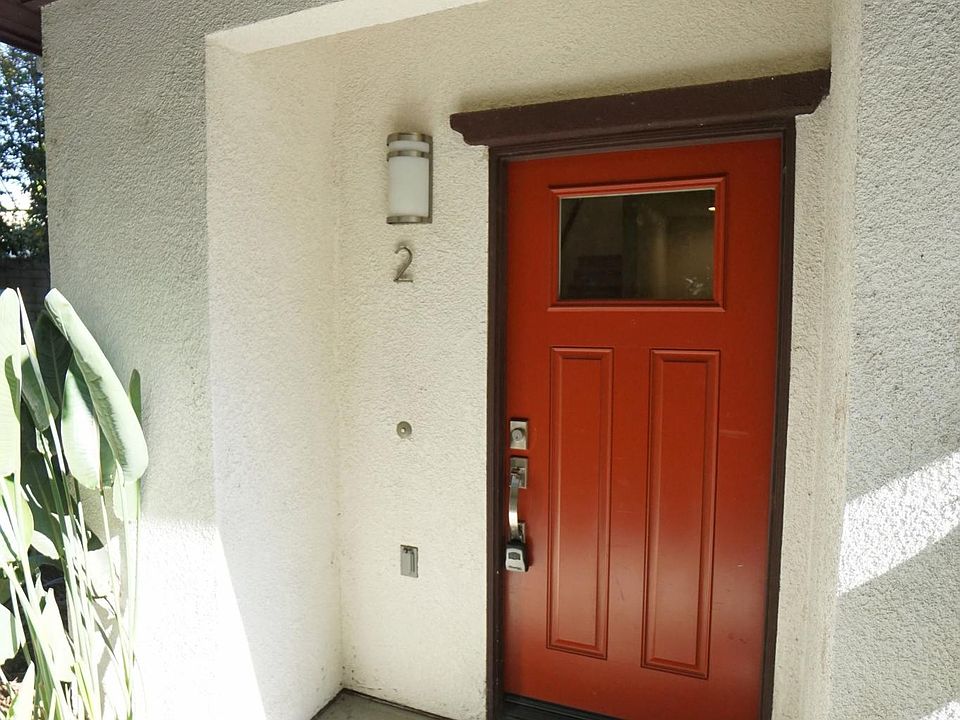 Front door. Private and faces back of complex.