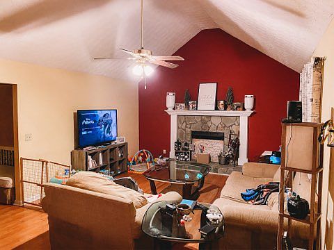 Living room from the front door