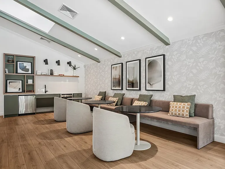 Resident lounge with kitchenette