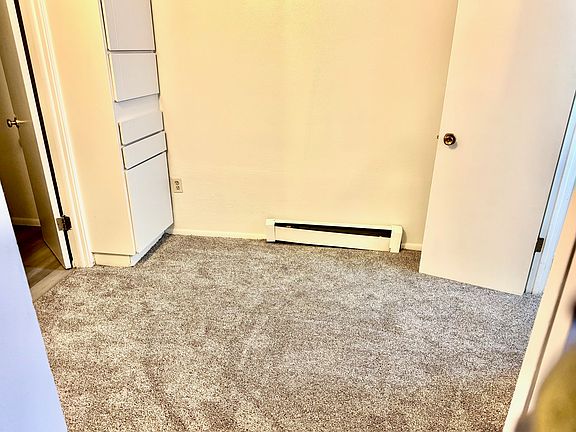 New carpets with economical baseboard heating