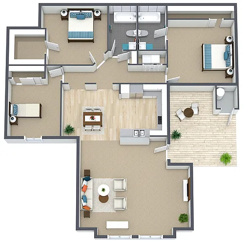 Floor plan Creekbridge