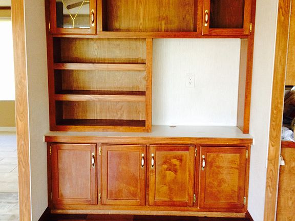 Built in entertainment area