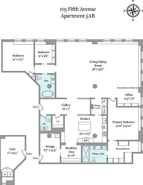1st image of 105 5th Ave #5AB