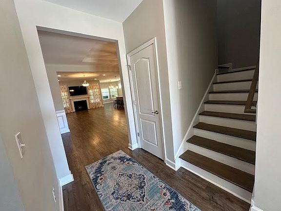 Stairs and entry to great room