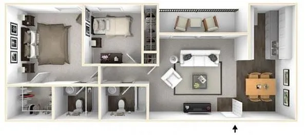 Floor plan B2