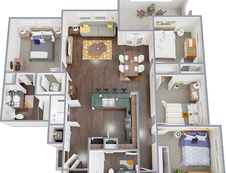D1 Floorplan Diagram