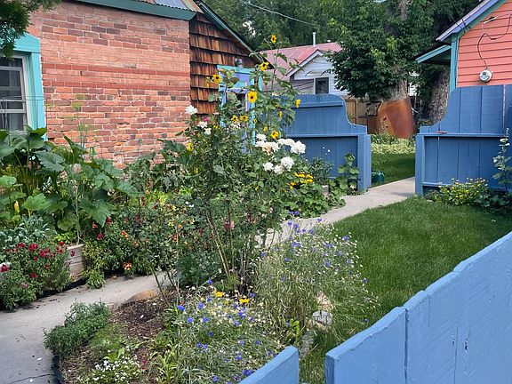 Entrance gate to private yard