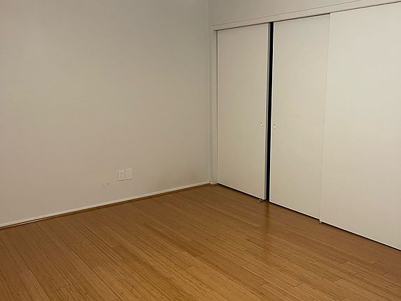 Second bedroom with large closet and storage space