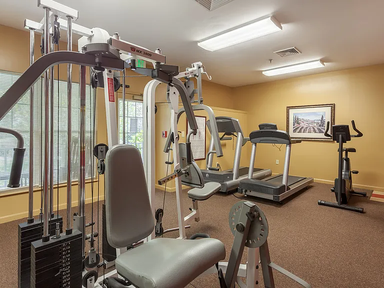 Fitness Center with Cardio and Free Weights