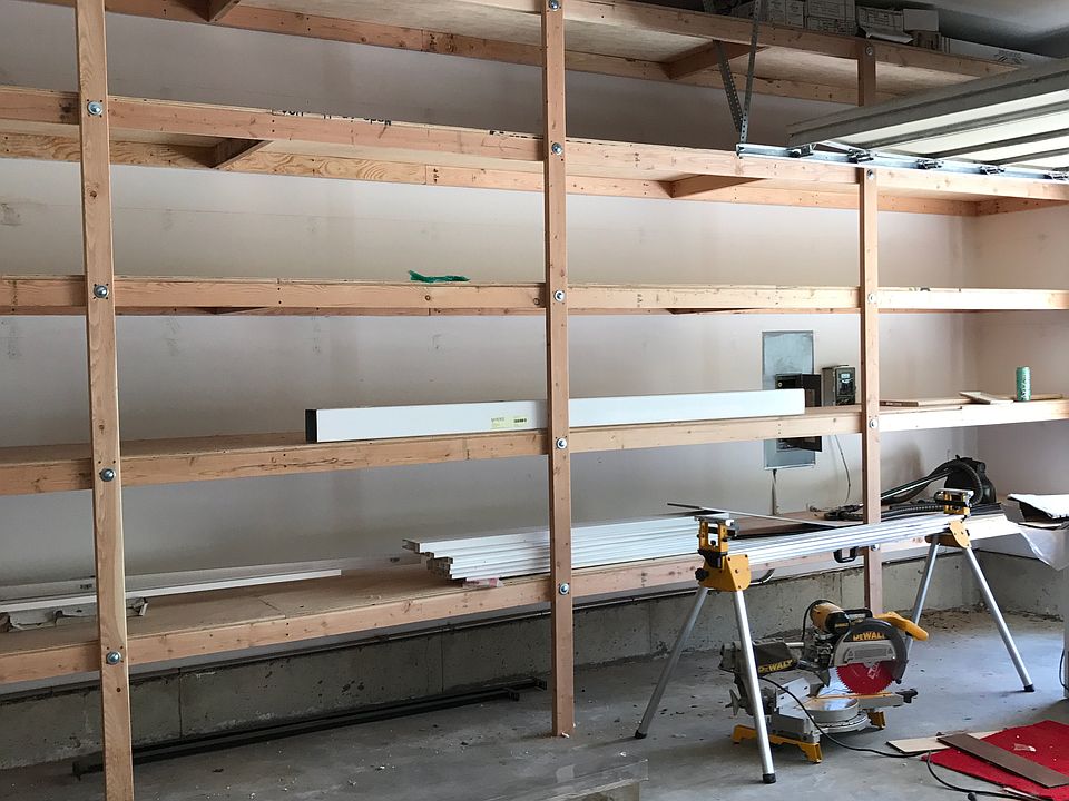 Garage shelving