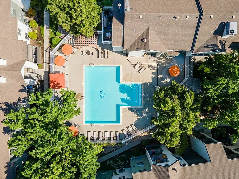 Cottonwood Apartments Arial View in SLC