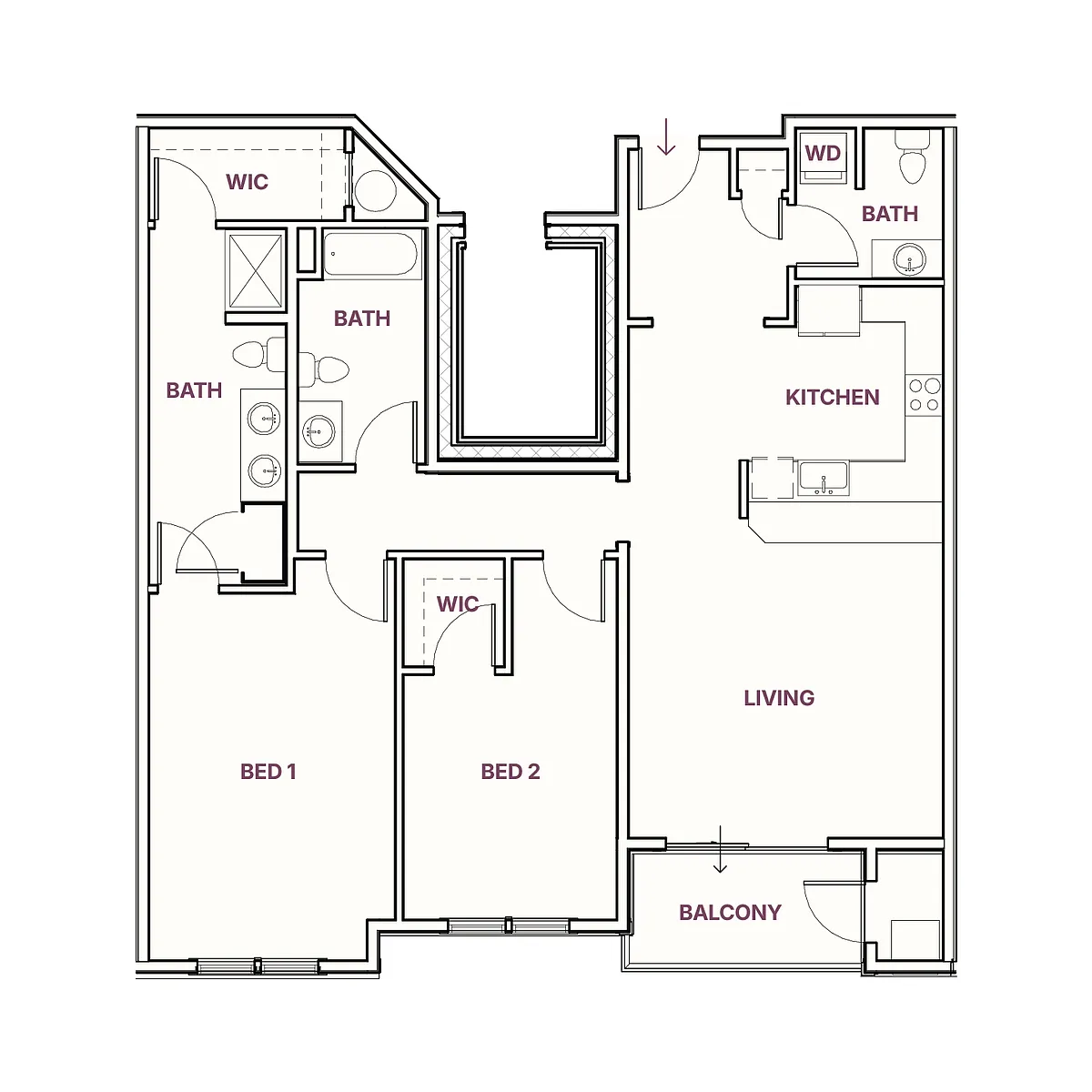 Floor plan Heath