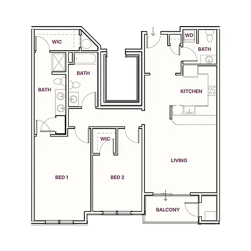 Floor plan Heath