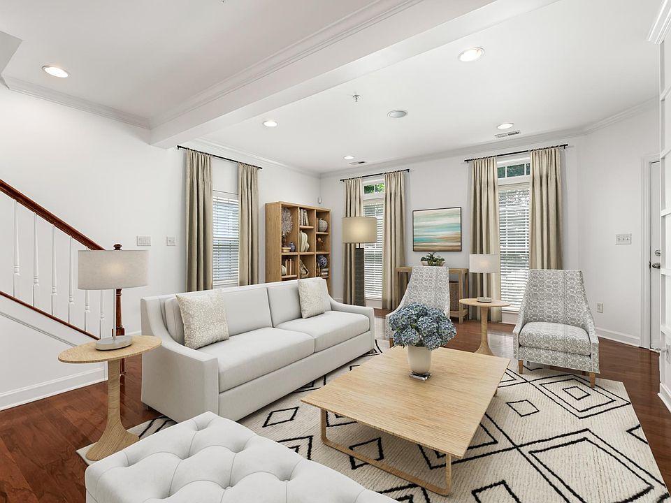 Living Area - virtually staged to show layout