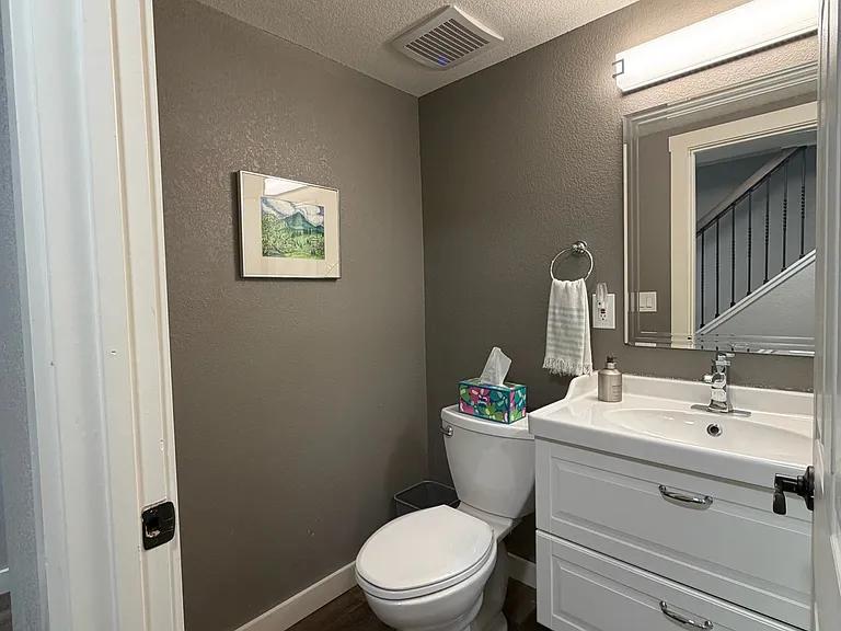Lower level 3/4 bathroom next to bedroom #5