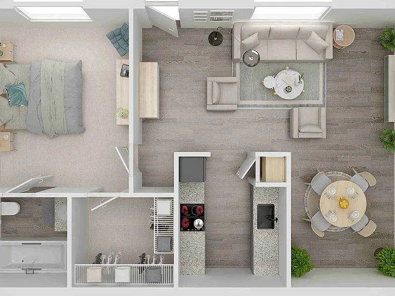 Ashford Willow Falls 1 bed 1 bath Ashford Willow Falls 1 bed 1 bath