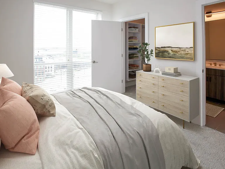 Carpeted Bedroom